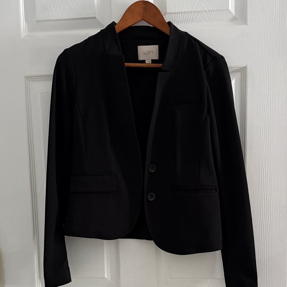 LOFT XS Women's Black Blazer Jacket